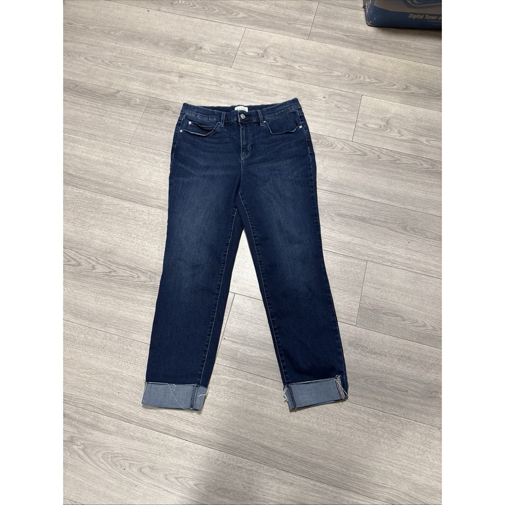 Nicole Miller Soho High Rise Ankle Slim Jeans Size 12 - Picture 10 of 10